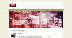 Desktop Screenshot of ctxintl.com